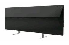 AENO GH2S čierna / Infrapanelový ohrievač / 700W / miestnosť až 30 m2 / Termostat 0-40 ° C / Wi-Fi / 1000x365x11 mm / IP44 (AGH0002S)