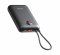 Swissten Voltbox powerbanka 20000 mAh, 35W, USB-C + Lightning kabely, černá