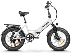 SAMEBIKE elektrický bicykel LOTDM200-II Fatbike Farba: Biela