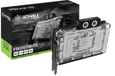 INNO3D RTX 5090 iChill Frostbite 32GB / 2467MHz / 32GB GDDR7 / 512-bit / 1x HDMI + 3x DP / 1000W (16) (C50903-32D7X-1759FB)