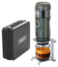 HiBREW H4B_GN čierna / Prenosný kávovar na kapsule 3v1 / Nespresso  Dolce Gusto / 1200 mAh (H4B_GN)