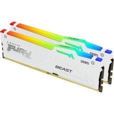 Kingston FURY Beast White RGB DDR5 32GB 6000MT/s CL36 DIMM (2x16GB) EXPO/XMP