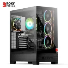 LYNX Challenger (10463170) černá / AMD Ryzen 5 7600X 4.7GHz / 32GB / 1TB SSD / NVIDIA RTX 5060 8GB / W11H (10463170)