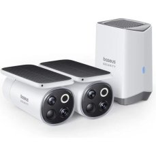 Baseus Security S1 Pro 3K venkovní kamera (sada 2ks+centrální stanice) bílá