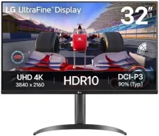 31.5" LG 32UR550K-B černá / VA / 3840x2160 / 16:9 / 3000:1 / 4ms / 250cd-m2 / HDMI / DP / VESA (1M-32UR550K-B.AEU)