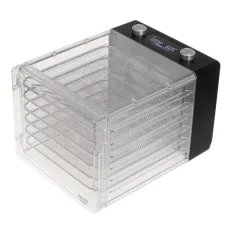 Adler AD 6660 priehľadná / Sušička potravín / 600W / 30-75 ° C / 6 programov (AD 6660)