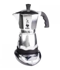 Bialetti MOKA Easy Timer kanvička na 6 šálok strieborná / 270 ml (AGDBLTEXP0022)