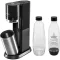 SodaStream E-Duo Titan / Výrobník sody / 1x plastová láhev 1 L / 1x skleněná láhev 1 L / 1x CO2 plyn (E-DUO TITAN)