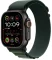 Apple Watch Ultra 2 (2024) GPS+Cellular 49mm Čierne titánové telo - Tmavozelený alpský ťah (L) / 165-210 mm (MX4T3QC/A)