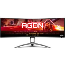 48.8" AOC AGON AG493UCX2 černá / VA / 5120x1440 / 32:9 / 1ms / 8m:1 / 400cd-m2 / HDMI + DP / G-Sync (AG493UCX2)
