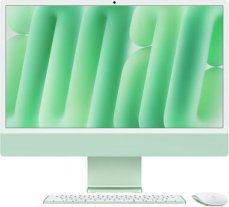 Apple iMac 24 M4 (2024) zelená / 24" 4.5K / Apple M4 / 16GB / 256GB SSD / Apple 10-Core / macOS (MWUY3CZ/A)