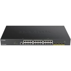 D-Link 24-port Gigabit PoE Smart Managed Switch with 4x 10G SFP+ ports