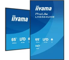 65" IIYAMA ProLite LH6564UHS-B1AG / 3840x2160 / IPS / 16:9 / 6.5ms / 5000:1 / 500cd-m2 / HDMI / VESA (LH6564UHS-B1AG)