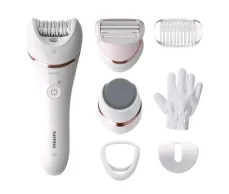 Philips BRE730-00 / epilátor + holicí strojek + pedikúra / 2 rychlosti / provoz až 40 minut / bílá (BRE730/10)
