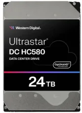 WD Ultrastar DC HC580 24TB / HDD / 3.5" / SCSI 12GBs / 7200RPM / 512MB cashe (0F62802)