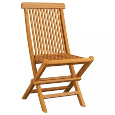 Skládací zahradní židle 6 ks hnědá Dekorhome