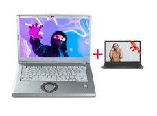 Notebook Panasonic CFLV8-1 14 palců / Intel Core i7-8665U 1.90 GHz / 16 GB / 512 GB SSD / Stříbrná