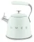 SMEG 50's Retro Style WKF01PG pastelově zelená / Píšťalová konvice / 2,3 l / nerez / vhodná pro indukci (WKF01PG)