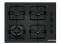 POH6B6K30 černá / Plynová varná deska / Skleněná deska / Vestavná / 4 hořáky / Elektronické zapalování / 60 cm (POH6B6K30)
