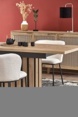 Halmar LAMELLO rozkládací 160-210/90 cm dub artisan/černá (2p=1szt) (2 Karton)