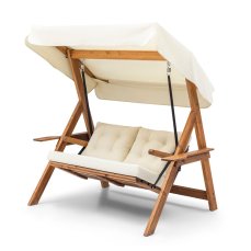 Garden Double Swing Chair Galata Swing S2 - Cream