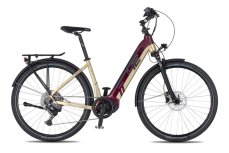 4Ever Comfort Sport 720 (dark wine) 2025 Průměr kol: 28" (700C), Velikost rámu: M, Výška jezdce: 155 - 165 cm: SKLADEM