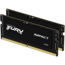 Kingston FURY Impact Black DDR5 16GB 4800MT/s CL38 SO-DIMM (2x8GB) XMP