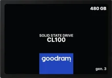GOODRAM CL100 Gen. 3 480GB / 2.5" / SATA III / 3D-NAND TLC / R: 540MBs / W: 460MBs (SSDPR-CL100-480-G3)