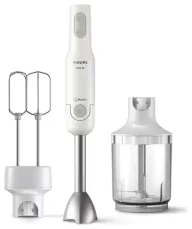 Philips HR2546/00 bílá / Tyčový mixér / 700W / 1 rychlost / XL sekáček / šlehací metly (HR2546/00)