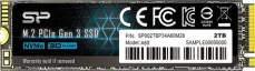 Silicon Power M.2 2280 A60 2TB / Interný SSD / PCle Gen 3x4 / čítanie: 2200MBs / zápis: 1600MBs (SP002TBP34A60M28)