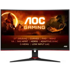 27 AOC C27G2E/BK čierna / VA / 1920 x 1080 / 1ms / 3000:1 / 350cd-m2 / HDMI + DP / VESA (C27G2E/BK)