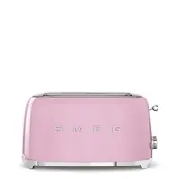 SMEG TSF02PKEU růžová / Topinkovač / 1500 W / 2 sloty / 4 topinky / 6 stupňů opečení (TSF02PKEU)