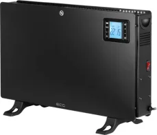 ECG TK 2080 DR čierna / Elektrický ohrievač / 2000 W / 3 stupne výkonu / Turbo / diaľkové ovládanie (100001321250)