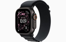 Apple Watch Ultra 3 Cellular 49mm Black Titanium Case with Black Alpine Loop - Medium