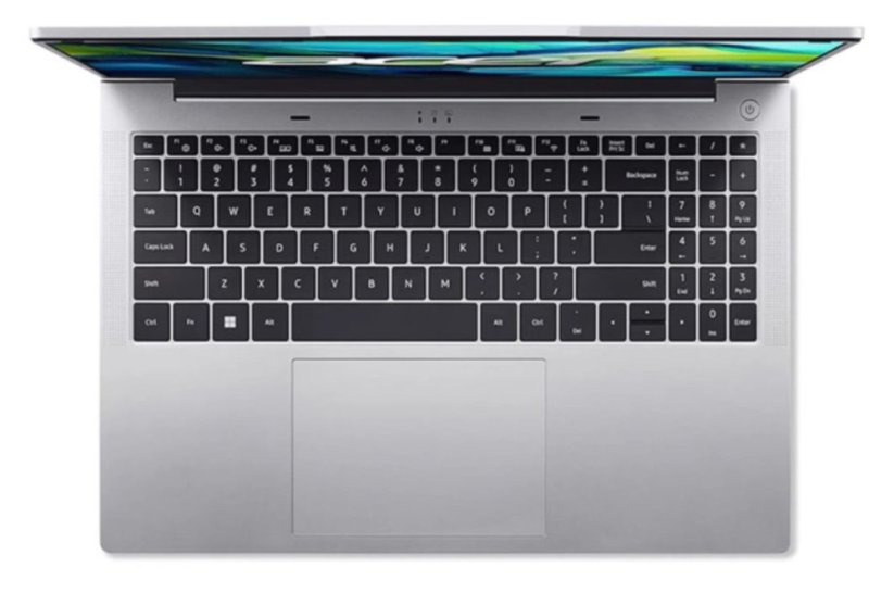 Notebook Acer Aspire Lite (AL16-54P) 16 palců / Intel Core i3-1305U 1.60 GHz / 8 GB / 512 GB NVMe SSD / Stříbrná