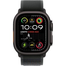 Apple Watch Ultra 2 (2024) 49mm Černý titan s černým trailovým tahem S/M