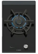 BOSCH Serie 8 PRA3A6I10 čierna / Plynová varná doska / 30 cm / Wok horák / FlameSelect / elektronické zapaľovanie (PRA3A6I10)