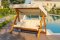 Garden Triple Swing Chair Lyon 2400 - Beige