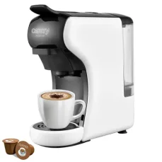 Camry CR 4414 bílá / Kávovar na kapsle / Nespresso / 1450 W / 19 bar / 0.6 l / (CR 4414)