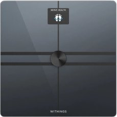 Withings Body Comp černá / Chytrá osobní váha / nosnost 200kg / Bluetooth / WiFi (WBS12-Black-All-Inter)