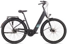 Rock Machine Cityride e250 Matte Metallic Dark Grey/Metallic Olive 2024 Průměr kol: 28" (700C), Velikost rámu: XL, Výška jezdce: 185 - 205 cm: SKLADEM