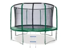 Trampolína Marimex Standard 366 cm - zelená + vnútorná ochranná sieť + schodíky ZADARMO