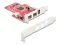 Delock PCIe karta 2x FireWire 800 + 1x FireWire 400 / Řadič / PCI Express x1 / 9-pin + 6-pin (90738)