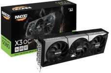INNO3D RTX 5080 X3 OC 16GB / 2640MHz / 16GB GDDR7 / 256-bit / 1x HDMI + 3x DP / 850W (16) (N50803-16D7X-17603930)