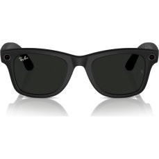 Meta RAY-BAN Wayfarer Gen1(Standardní) chytré matné brýle (zatmavovací - čiré/zelené) černé