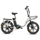 Elektrický bicykel SAMEBIKE  CY20 Pro Farba: Biela