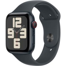 Apple Watch SE (2024) GPS + Cellular 40mm Temne atramentové hliníkové telo - Temne atramentový športový remienok M/L (MXGD3QC/A)