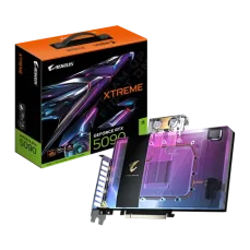 GIGABYTE AORUS GeForce RTX 5090 XTREME WATERFORCE WB 32GB / 2655MHz / 32GB GDDR7 / 512-bit / 1x HDMI + 3x DP / 1000W (16 (GV-N5090AORUSX WB-32GD)