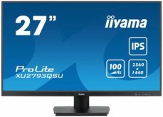 27" IIYAMA ProLite XU2793QSU-B6 černá / IPS / 2560x1440 / 16:9 / 1ms / 1300:1 / 250cd / repro / HDMI / DP (XU2793QSU-B6)