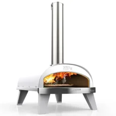 ZiiPa Piana Pizza pec na drevené pelety 31cm - biela (38674)